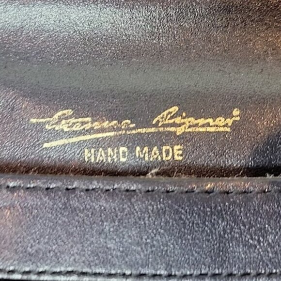 Vintage Entienne Aigner leather crossbody bag. - Picture 7 of 8